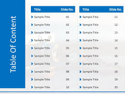 Table Of Contents 10 Steps In 2020 Table Of Contents Template Table Of Contents Design Business Powerpoint Templates