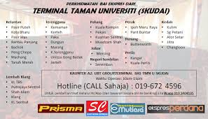 The bus will stop on the island and at the station butterworth. Kaunter Tiket Ubt Taman U Beitrage Facebook