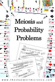 Meiosis And Probability Worksheet Probability Worksheets Meiosis Algebra Worksheets