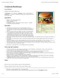 Image From Http Upload Wikimedia Org Wikipedia Commons 0 0b Wikibooks Hamburger Recipe Png Food Writing Cook Recipe Book Cooking Recipes Healthy