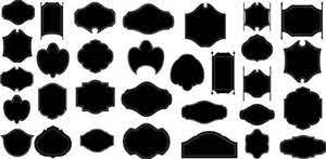 Plaque Silhouette Shape Shape Design Shapes Images Design