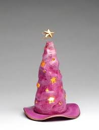 Town Witch Hat With Stars Tealight Holder Don T Get Left Behind See This Great Product Offer Cand Candles With Jewelry Inside Tea Lights Tea Light Holder