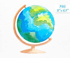 School Clipart Globe Clipart Teacher Clipart Watercolor Etsy Globe Clipart School Clipart Clip Art