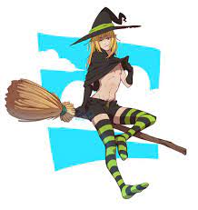 A Witch femboy. Wanna fly with him? Happy Halloween everyone! :  rRoleReversal