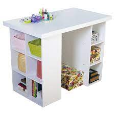 Tms Wood Craft Table Reviews Wayfair Craft Tables With Storage Craft Table Diy Craft Table
