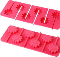 Webake Silicone Lollipop Mold With Sticks 2 Pack Hard Candy Lollipop Sucker  Mold Chocolate Molds Flower Shaped (European Food Grade Silicone, Easy ...