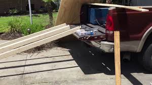 Truck Bed Ramp For Loading And Unloading Heavy Objects Youtube