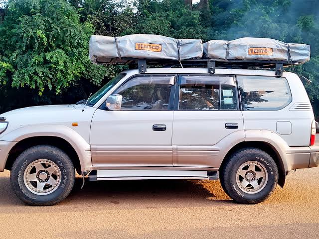 4x4 Land Cruiser Prado TX/TZ with 2 Rooftop Tents & Camping Gear | Self Drive Rwanda