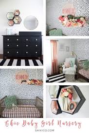 Black And White Baby Nursery Decor Chic Baby Girl Nursery Nursery Decor Black Baby Girl Nursery Decor Black Nursery Furniture