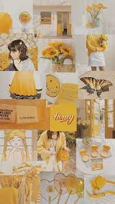 Yellow Aesthetic Aesthetic Yellow Tema Kuning Ilustrasi Poster Buku Gambar