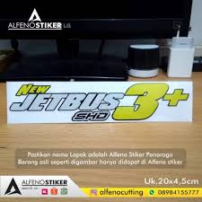 Check spelling or type a new query. Stiker Jetbus 3 Shd Plus 20cm Cutting Sticker Bis Shopee Indonesia