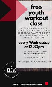 Maybe you would like to learn more about one of these? Hands For Africa One Of Our Partners Is Offering A Free Youth Workout Class Via Zoom No Equipment Needed Elev8 Performance It Is So Important To Maintain A Healthy Regime During