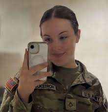Sarah Beckstrom, a 20-year-old National Guard member, died in the hospital 