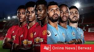 مانشستر سيتي يحسم الديربي ويهزم مضيفه مانشستر يونايتد بهدفين مقابل هدف لينفرد بصدارة الدوري الإنكليزي الممتاز برصيد 46 نقطة بفارق 11 نقطة عن يونايتد صاحب المركز الثاني. Goyvhjsdjggdfm