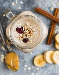 Whether you're making overnight oats or adding oats to your smoothie, you're getting a nutrition powerhouse with some as part of a balanced diet, oatmeal can be a great weight loss tool. Oatmeal Smoothie With Peanut Butter And Banana Wellplated Com