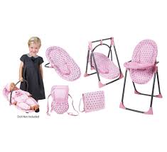 Bitty Baby High Chair Shapes Lissi Baby Doll 6 In 1 Convertible Highchair Play Set Multi Baby Dolls Doll High Chair Playset