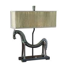 Uttermost 27907 1 Tamil Horse Table Lamp Table Lamp Bronze Table Lamp Horse Lamp