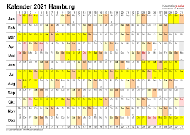 Kalender bayern 2020 + kalender bayern 2021 mit feiertagen, schulferien und kalenderwochen (kw). Kalender 2021 Hamburg Ferien Feiertage Word Vorlagen