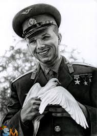 Ананьев юрий гагарин 1963 г. Risunok Karandashom Yurij Alekseevich Pikabu