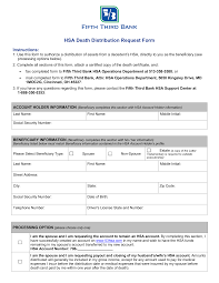 • once the letter of executorship or the letter of authority has been issued, the executor must go to a bank of his or her choice to open a bank account in the name of the estate. Https Www 53 Com Content Dam Fifth Third Docs Hsa Death Distribution Request Pdf