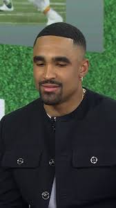 Jalen Hurts is taking it all in. 💚 🦅