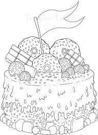 cake coloriage page celebration bonbons etsy roi lion
