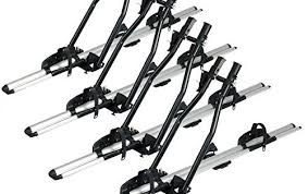 Situ 4 X Fahrradtrager Dachtrager Fahrradhalter Auto Kfz Relingtrager Sbc0004 4 Material Alumunium Und Eisen Gesamttragerlange 1300mm Max Zuladun Bicicletas