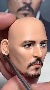 Johny Depp Sculpture handmade from polymer clay #clayhandmade #handmade  #clayart #clayofficial6 #fpyシ #clay #johnnydepp