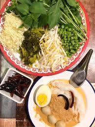 ขนมจ นน ำยาปลาท น ากระป อง อาหาร อาหารไทย