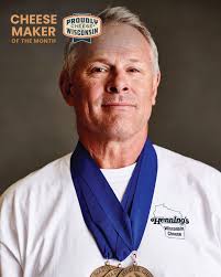 Meet The Big Cheese 🧀 Kerry Henning has a larger-than-life personality and  he makes larger-than-life cheddar to match! “Mammoth cheddars are any wheel  of cheese 75 pounds or bigger,” says the Master