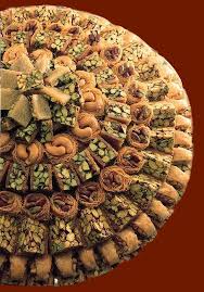 Pastries Tray Syrian Dessert Sweet Decoration Tarte Gateau Oriental Deco Patisserie