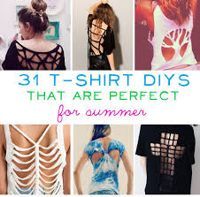 Easy cut up t shirt designs. 31 T Shirt Diys That Are Perfect For Summer