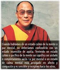 Calma Paz Mental Dalai Lama Frases Citas Palabras Espirituales Frases De Sabiduria Despertar Espiritual