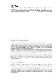 14&deg; Incontro Ischitano di Architettura Mediterranea