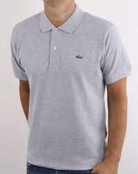 Bis zu 50% discount online. Lacoste Polo Shirt Silver Chine 80s Casual Classics