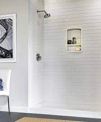 Kitchen And Bath Problem Solvers And Cool Finds Shower Remodel Shower Wall Kits Small Shower Remodel