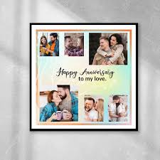 Fotor's collage maker helps you create photo collages online for free now. Anniversary Collage Frame A4 Gift Send Buy Home Decore Gifts Online P0031 Egiftmart Com