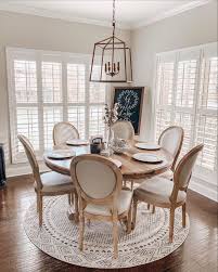 It is inspired by farmhouses in the middle ages where there were only limited rooms available. Burdette Area Rug Rug Under Dining Table Round Dining Room Dining Table Rug