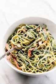 Raw Vegan Power Zucchini Pasta With Hemp Seed Alfredo Recipe Raw Food Diet Raw Food Recipes Raw Vegan Recipes