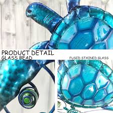 Stained glass outdoor decor at alibaba.com. Buy Joybee Metal Sea Turtel Wall Art Decor Outdoor Indoor Nautical Hanging Art Blue Green Stained Glass Decorative Sculpture For Garden Pool Patio Balcony Kitchen Or Bathroom 12 5 11inch Online In Vietnam B091f29ssc