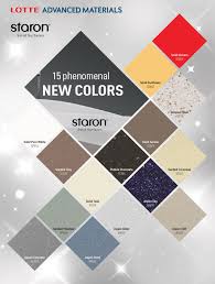 Charles maccora, cm design fabrication. Lotte Introduces 15 New Staron Solid Surface Choices