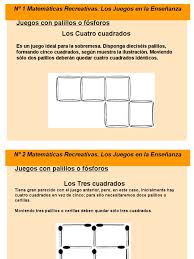 Webinar como desarrollar el pensamiento logico matematico en la infancia. Juegos Con Palillos Y Fosforos Ensenanza De Matematica Science