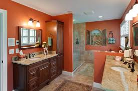 Burnt orange bathroom ideas is a part of 25+ marvelous terracotta floor bathroom ideas for best this digital photography of burnt orange bathroom ideas has dimension 1080 x 1441 pixels. 98 Amazing Orange Bathroom Design