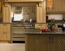 A new house with gothic revival style. Cream Kitchens Doors Cupboards Units Dream Doors