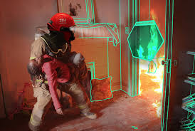Most of it should be covered by overspray. This Ar Firefighter Helmet Will Save Lives Vrscout
