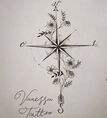 Pin By Chelsea Driver On Tattoos Compass Tattoo Compass Tattoo Design Geometric Tattoo