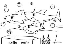 Sharks are born in three different ways. Free Printable Baby Shark Coloring Pages For Kids In 2021 Shark Coloring Pages Free Kids Coloring Pages Coloring Pages