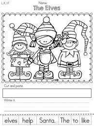 Christmas Literacy Worksheets And Activities Kindergarten Christmas Kindergarten Christmas Literacy Kindergarten Literacy Worksheets