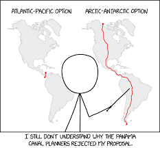 Panama canal panama city panama panama hat isthmus of panama countries in central america indigenous tribes south of the border fun world beautiful sites. 2127 Panama Canal Explain Xkcd