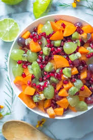 Brighten up your thanksgiving spread with colorful and delicious fruit salad. Fall Fruit Salad The Natural Nurturer